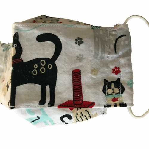 Face Mask Reusable Washable Toddler to Adult 3D 100% Cotton Unisex Made-in-USA - Picture 6 of 27