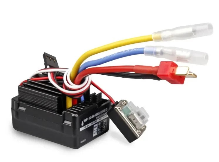 Hobbywing QUICRUN WP 1040 40A 2~3S Brushed ESC 1/12 1/16 RC Car BEC 6v/2a RTR - Image 2 of 4