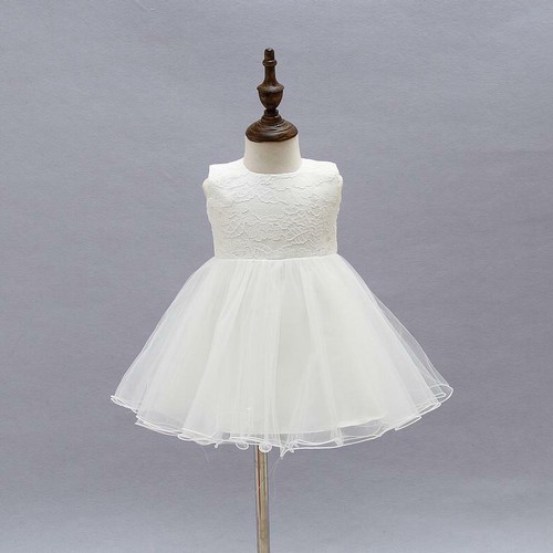 New Princess Baby Girl Christening Outfit Lace Party Dress Wedding Kids Clothes - Picture 10 of 12
