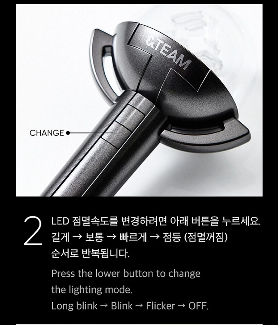 & TEAM OFFICIAL LIGHT STICK/Strap+9 Foto Karte+Dust Bag Tracking