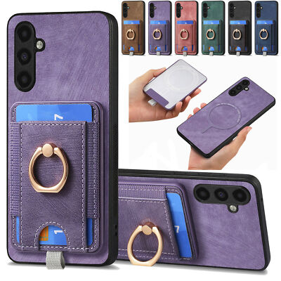 Magnetic Card Slot Phone Case For Motorola Edge 60 G85 E15 E30 Google Pixel 9 8