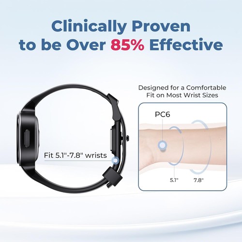 EmeTerm Smart Anti-Nausea Wristwatch Touchscreen Sickness Vomit Relief - Picture 6 of 8