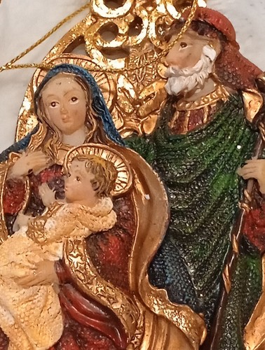 2er Set Weihnachtsschmuck Heilige Familie - Bild 6 von 12