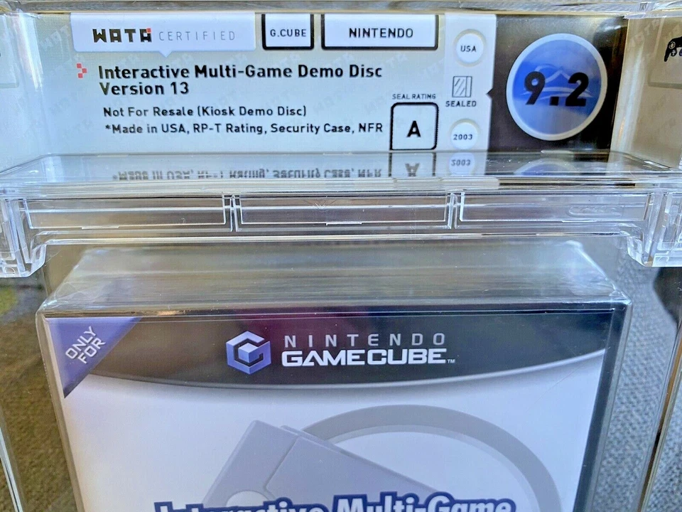 2003 Nintendo Gamecube Interactive Multi-Game Demo Disc v 13 WATA 9.2 Sealed A - Image 2 of 4