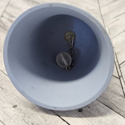 Wedgwood Christmas Bell 1999 Family Tree Jasperware Blue Vintage Decor - Picture 7 of 8