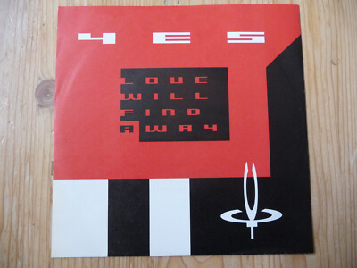 YES - LOVE WILL FIND A WAY - HOLY LAMB 7'' Vinyl Single aus Sammlung - 1987 -