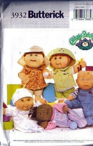 Butterick Sewing Pattern Doll Clothes For Cabbage Patch Dolls Vintage OOP U PICK - Picture 20 of 43