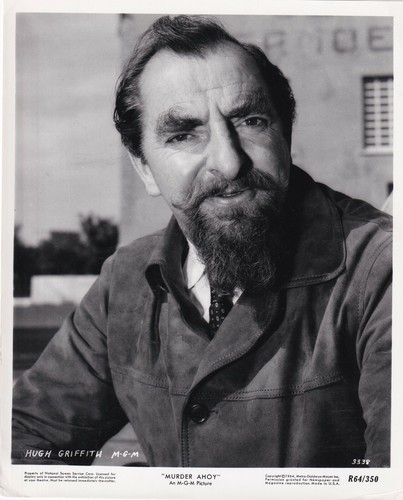 HUGH GRIFFITH HANDSOME PORTRAIT IN MURDER AHOY 1964 ORIG VINTAGE PHOTO 20