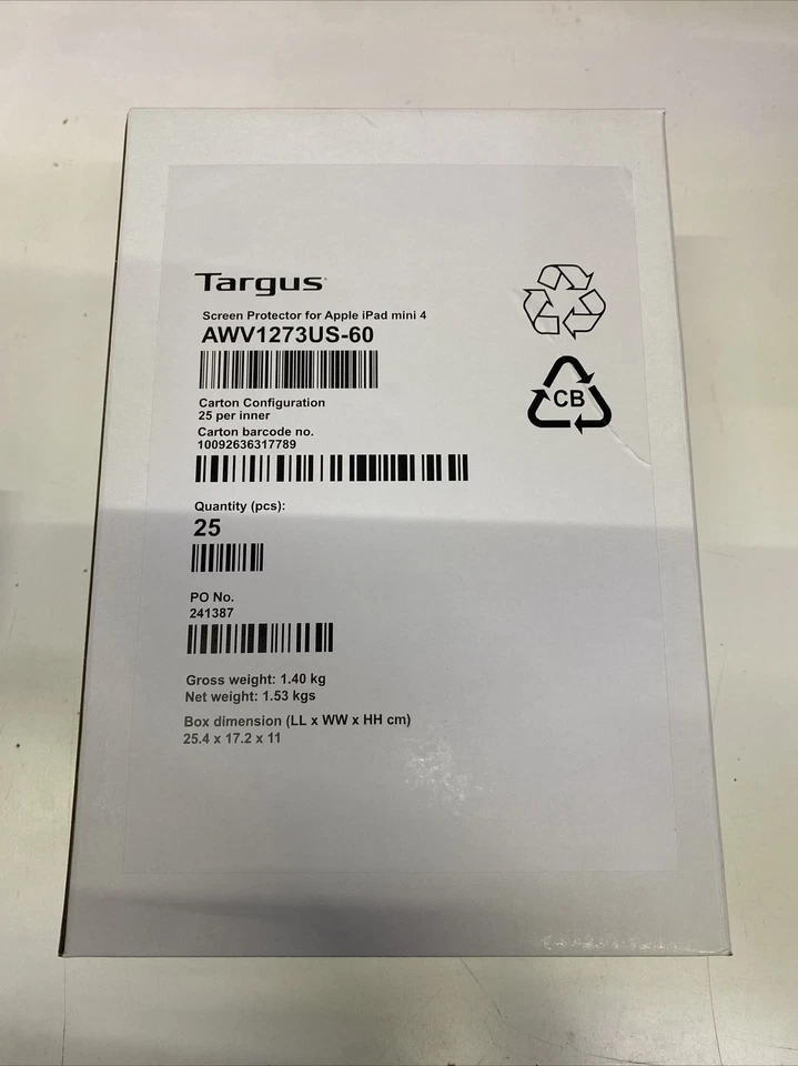 Targus Screen Protector - Fits iPad Mini 4 - Image 4 of 4