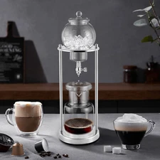 BD-6 Cold Brew Coffee Maker - 600ml Drip Tower for 6-8 People