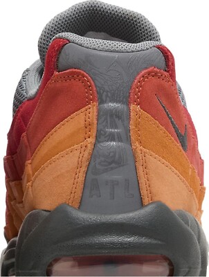Nike Air Max 95 ATL ATLANTA Grey Orange Red FZ4125-060 | eBay