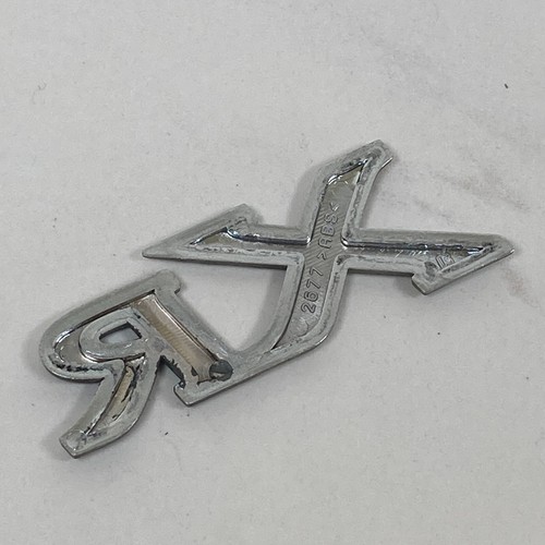 2003-2008 Toyota Matrix XR Emblem Logo Badge Letters Rear Tailgate Trunk Chrome - Picture 6 of 8