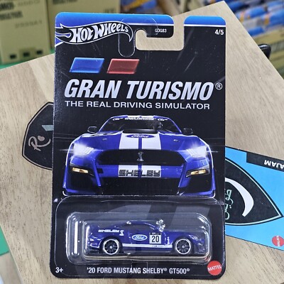 HOT WHEELS 20 FORD MUSTANG SHELBY GT500 GRAN TURISMO EXCLUSIVE