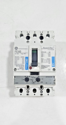 GE Record Plus FE 160 FEN306F160JF FETTA3J0160 Circuit Breaker 160A 690V 3P 42KA