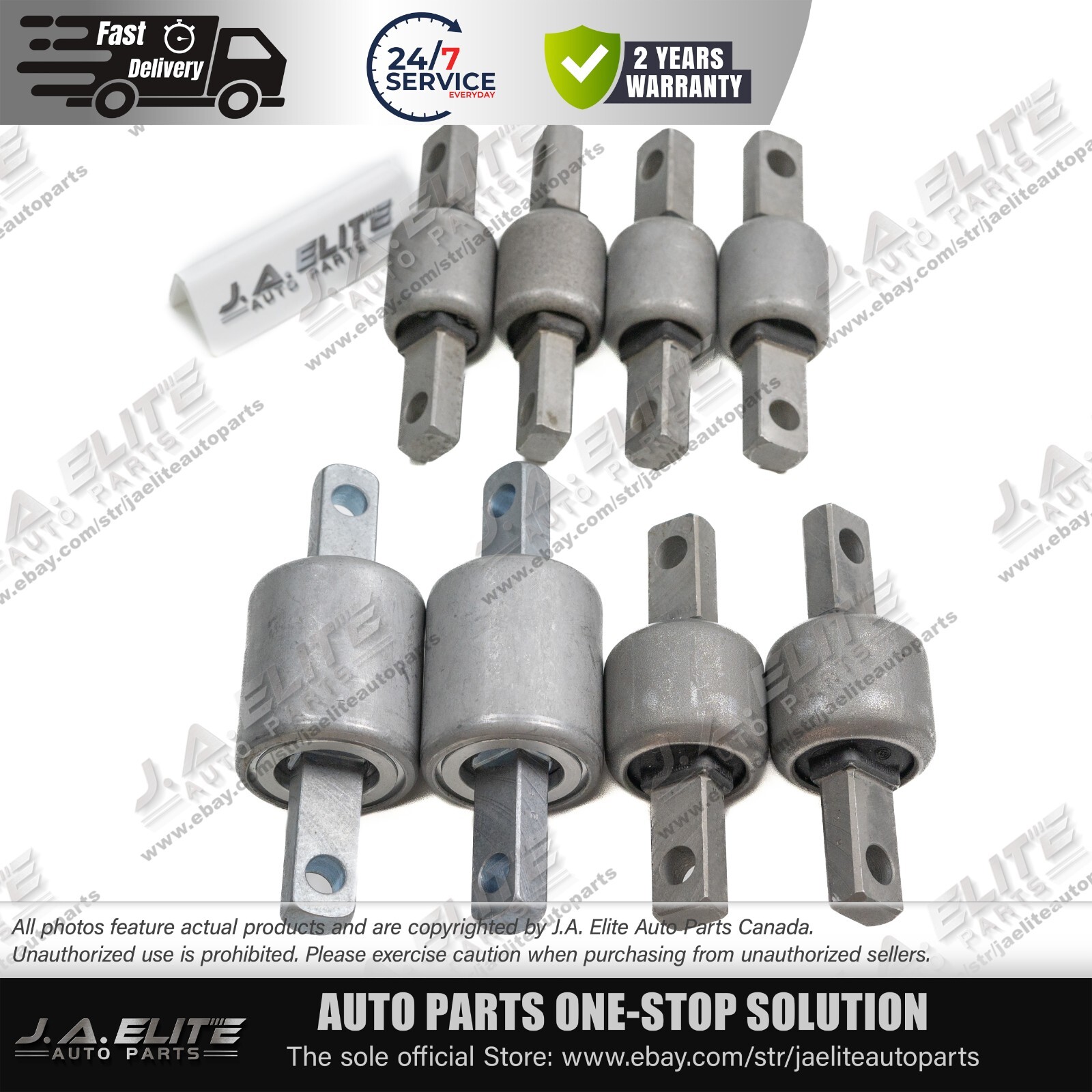 8pcs Front Upper & Lower Control Arm Bushing fit Ferrari 458 488 812