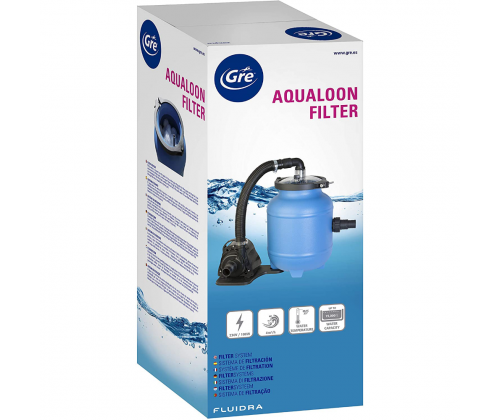 Pompa filtro per piscina fuori terra 4000 lt/h con pastiglie Aqualoon - Foto 3 di 4