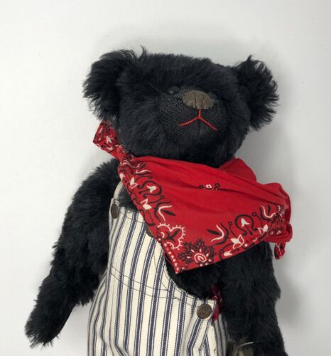 Orso ingegnere artista mohair 14" "Jake" (Nancy Dane, Bentley & Buddies) 1996 - Foto 4 di 4