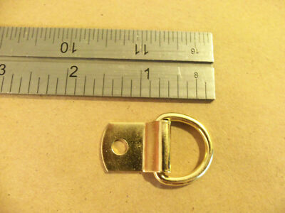 5/8'' Brass Plated / Steel Clip & Dee  (Pack Of 25) 