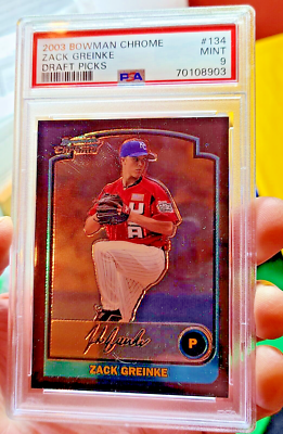 1円スタート】ZACK GREINKE 2003 TOPPS BOWMAN CERTFIED AUTOGRAPH