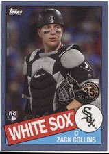2020 Topps Series 1 ZACK COLLINS RC 1985 Topps 35th Anniversary BLUE Parallel 