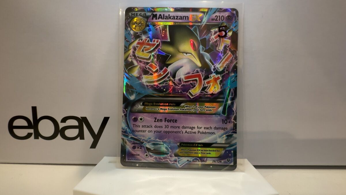 Pokemon – Mega M Alakazam EX – 26/124 – Fates Collide – NM