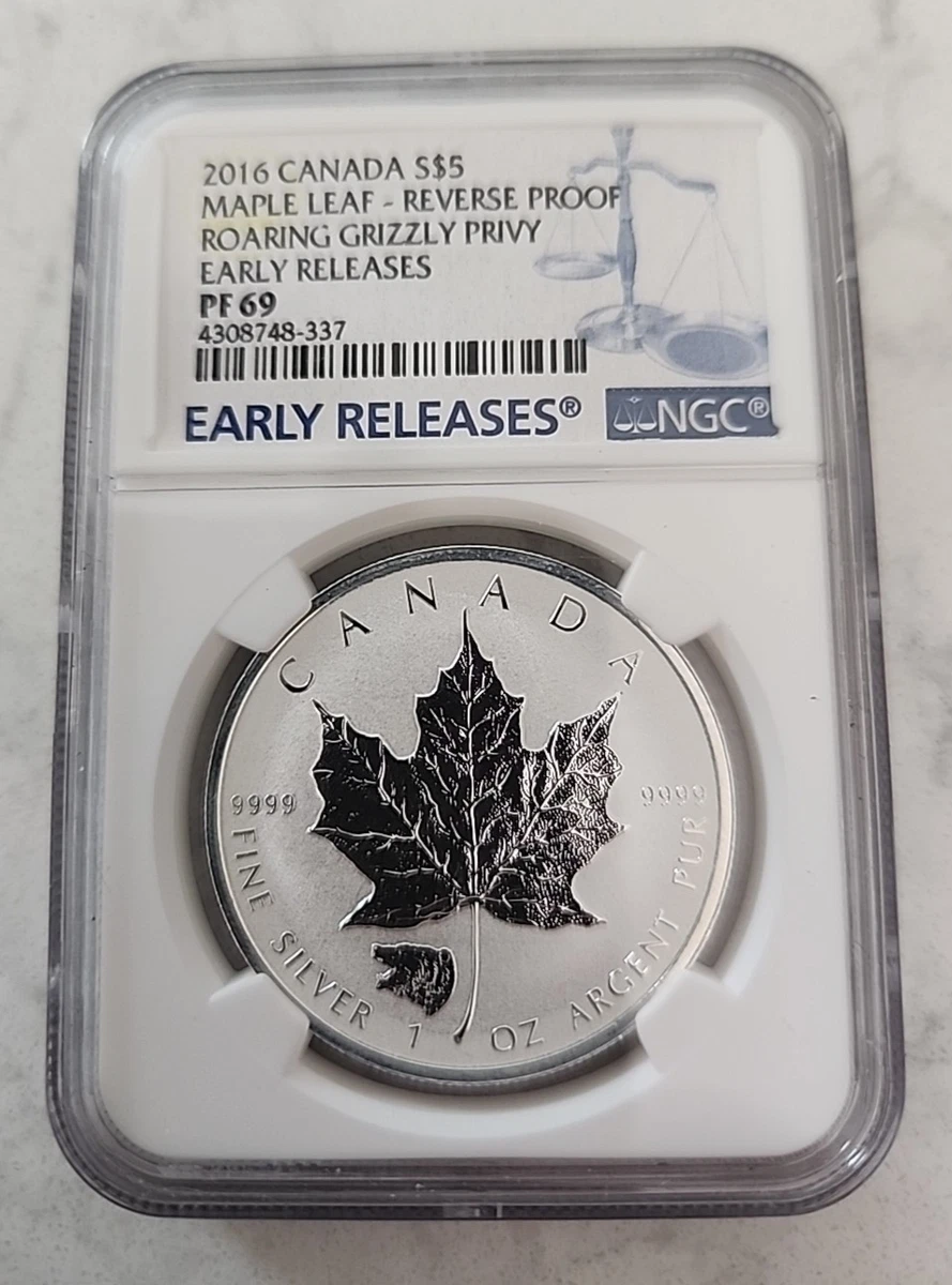 Canadian Maple Leaf NGC 2016 Silver Bullion Coins for sale | eBay
