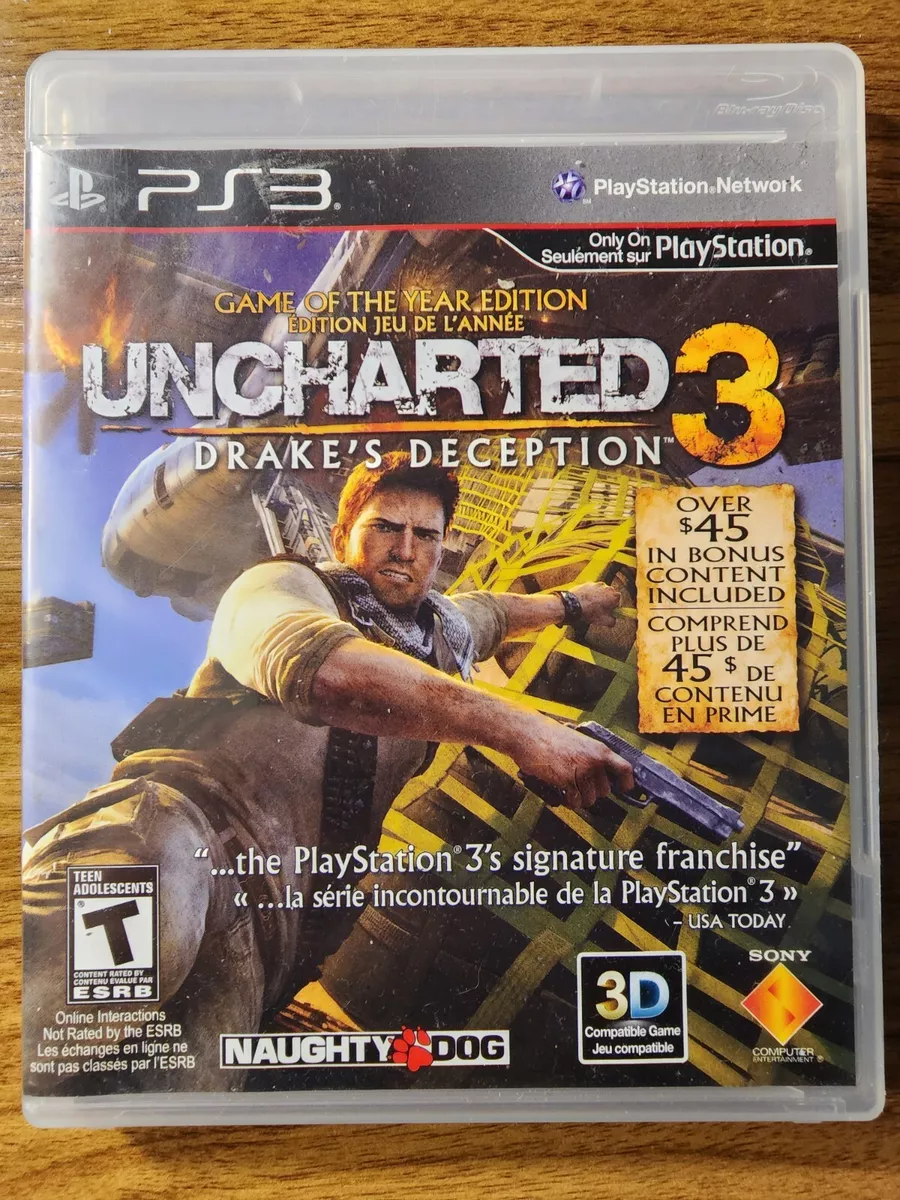  Uncharted 3: Drake's Deception - Game of the Year Edition -  Playstation 3 : Sony Computer Entertainme: Everything Else