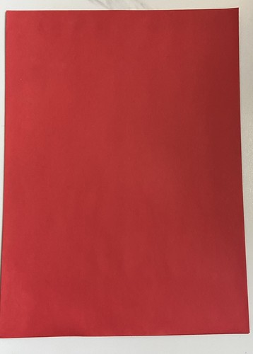 9 x 12 Papier Versandumschläge rot farbig 25 Stück Gummierter Verschluss Open End LG