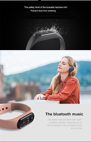 2021 New M5 Sport Smart Watch Men Watch Bracelet Blood Pressure for Bluetooth - Picture 6 of 11