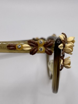 Schiaparelli Vintage 1950\'s Woman\'s Eyeglasses Frames Demur Flowers Schiaparelli | Accessories | Schiaparelli Vintage 95s Womans  main image 2