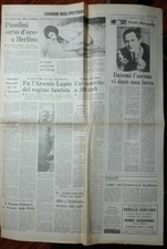 JULY 1972 * PIER PAOLO PASOLINI WINS THE PRIZE IN BERLIN THE GOLDEN BEAR-N.3954