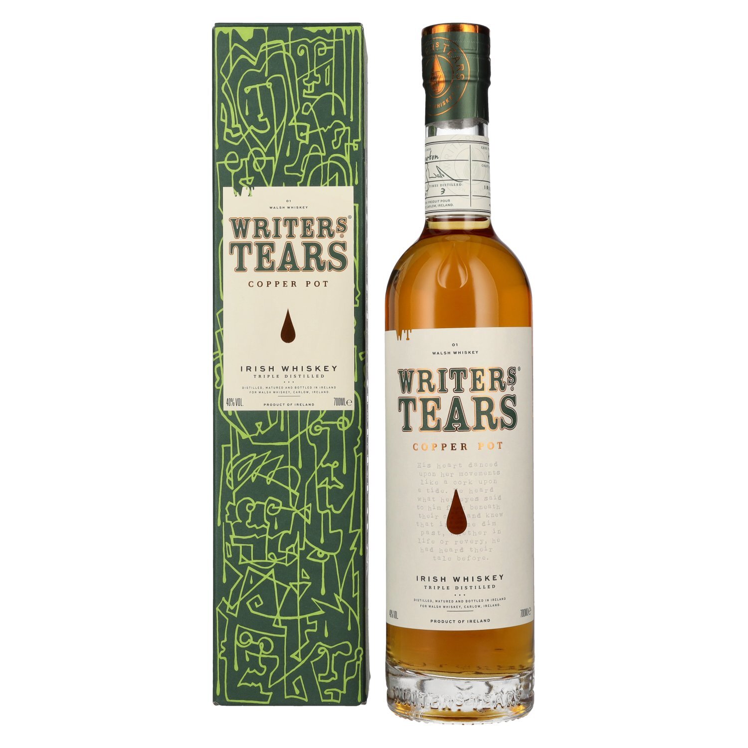 Writer's Tears COPPER POT Irish Whiskey