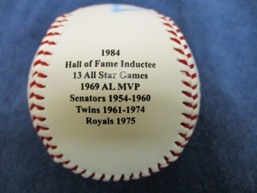 Pelota de béisbol autografiada por Harmon Killebrew de Minnesota Twins - Imagen 6 de 7