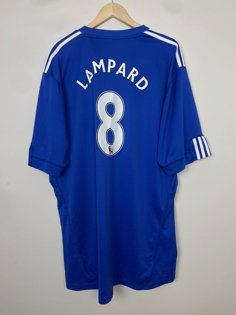 Chelsea Lampard adidas Tシャツチェルシー　ランパード　青 Adidas Chelsea 2009/2010 #8 Frank Lampard fotball soccer t