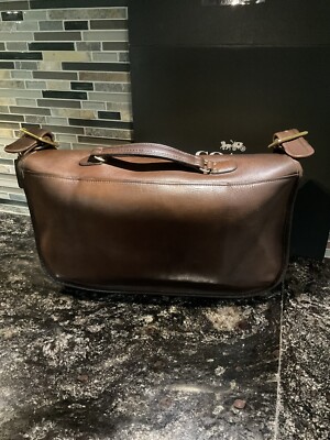 Vintage Coach Musette Messenger bag Briefcase 9625 Mocha made in