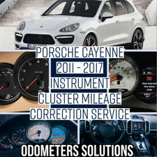 PORSCHE CAYENNE 2011 - 2017 Instrument Cluster Mileage Correction Service