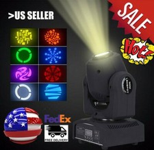 RGBW LED DJ Moving Head Stage Lighting DMX Gobo Bar Disco Club Party Lights