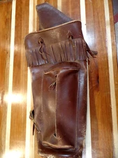 VINTAGE RARE CENTAUR LEATHER BOW & ARROW QUIVER GLENSHAW PENNA PENNSYVANIA PA