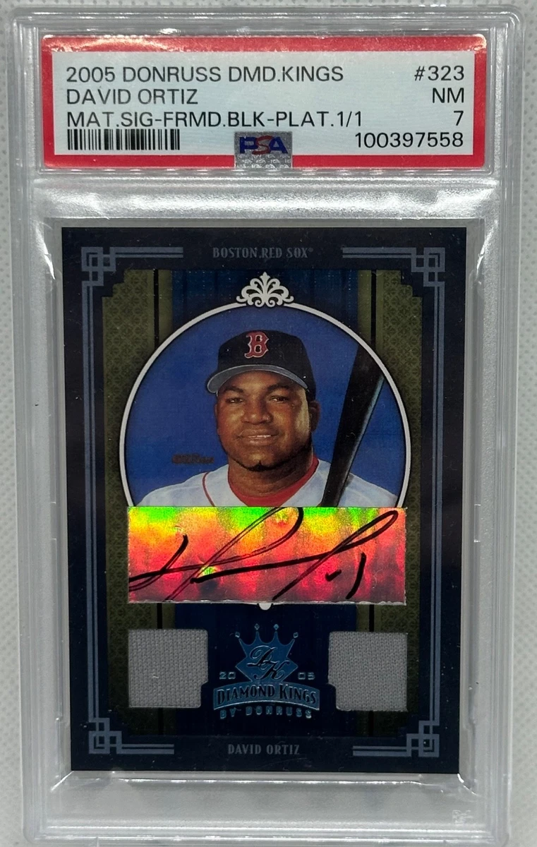 David Ortiz Original Baseball Serial Numbered Sports Trading Cards