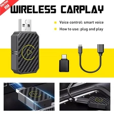 USB Wireless CarPlay Adapter For iPhone Apple Wireless Dongle Plug ??Play Black