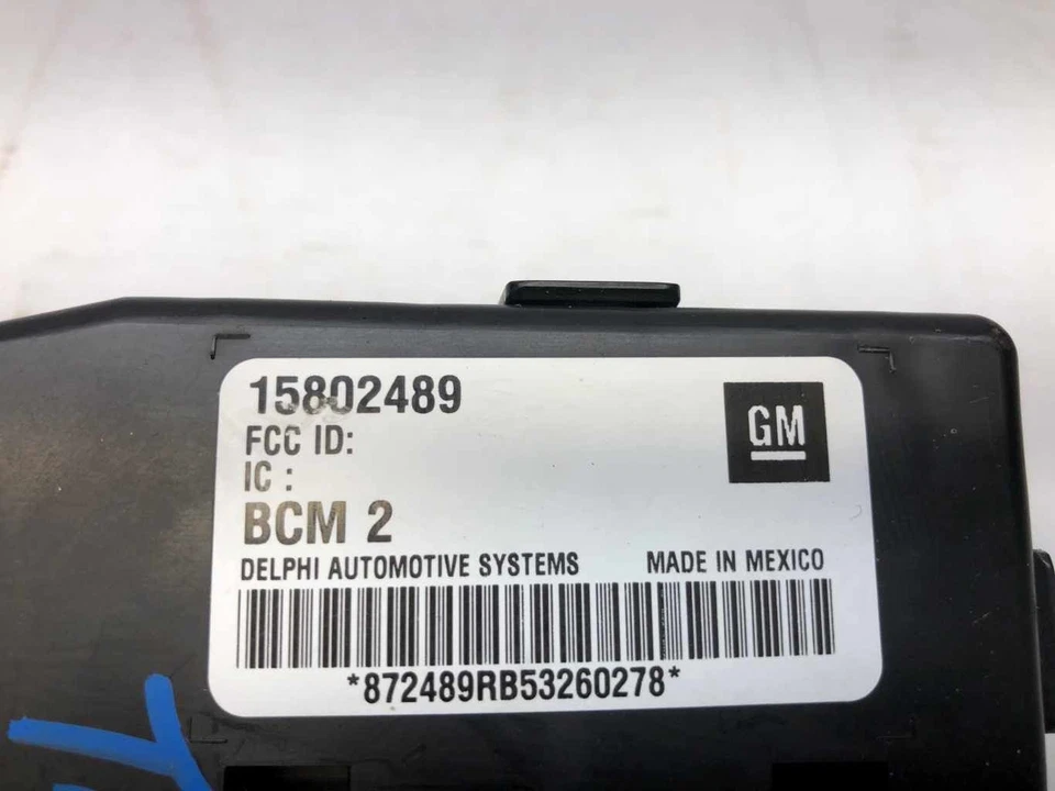 Módulo de control de carrocería Chevrolet Colorado Canyon 2005-2006 BCM coincidencia OEM 15802489 Foto 3 de 4