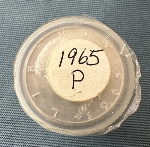 1965 Kennedy Half Dollar Roll BU 40% Silver 20 US Coins