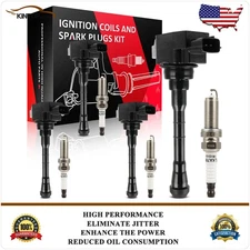 Ignition Coils & Iridium Spark Plugs for Nissan for Altima 2019-2021 L4 2.5L