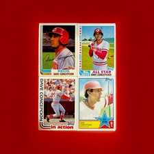(4x) Dave Concepción 1982-83 Topps LOT Cincinnati Reds