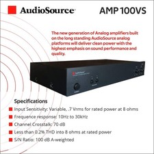 AudioSource Audio Source AMP100VS 2 Channel A...