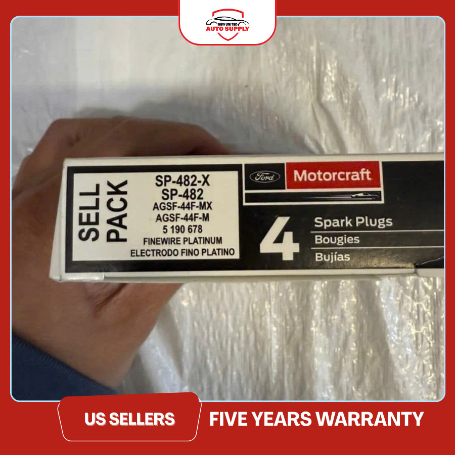 QTY 4 Motorcraft Spark Plug SP-482 AGSF44FM for 1997 Ford Mustang Thunderbird