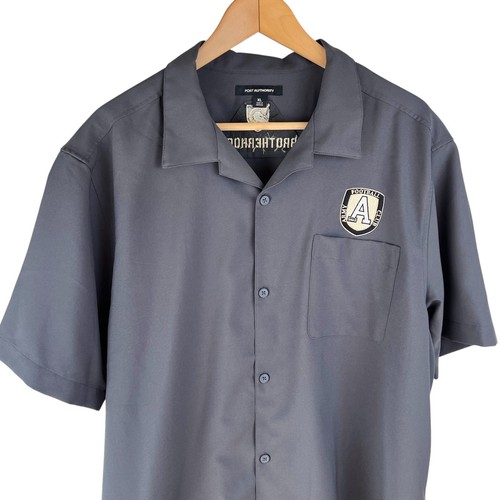 Autoridad Portuaria: Ejército Caballeros Negros Hermandad Camisa Gris Club de Fútbol: XL - Imagen 2 de 12