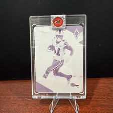 2022 Stefon Diggs Panini Phoenix Printing Plate 1/1 MINT 🔥🔥🔥