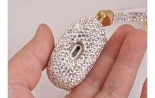 Sparkly Diamond Glitter Airpods Protective Case Cover Keychain Apple Airpods 1/2