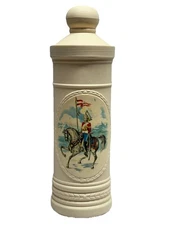 VINTAGE SEAGRAMS WHISKEY BOTTLE CONTAINER / PLASTIC DECOR HOLDS 5th Red Label